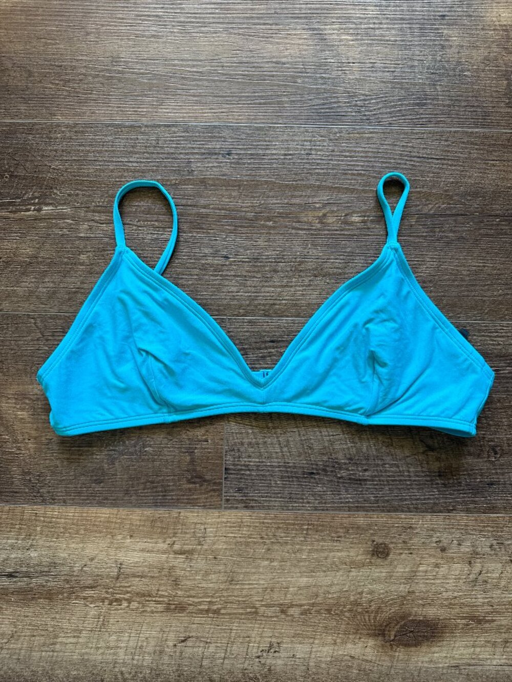 J. Crew swim top aqua NWOT XL